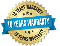 10 YEARS WARRANTY